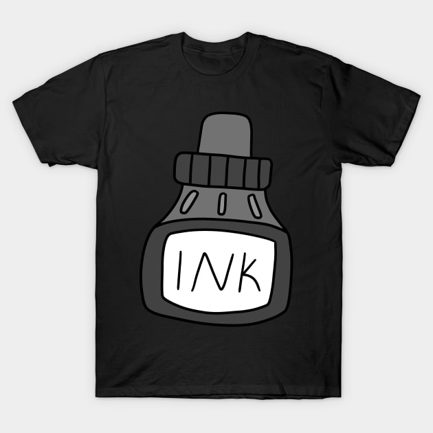 Black Ink T-Shirt by saradaboru